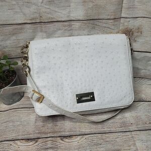 The Limited white over the shoulder purse